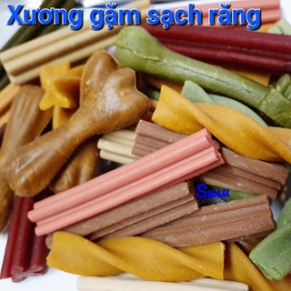 Xương gặm, bánh thưởng sạch răng cho chó (ngẫu nhiên) Hellojoy, 7dental