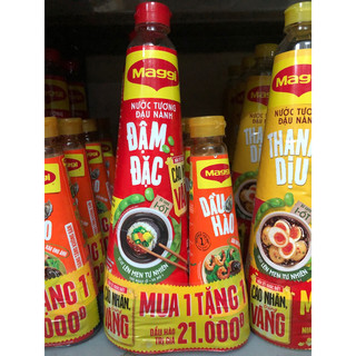 Nước tương magi đậu nành đậm đặc, 700ml - 200ml