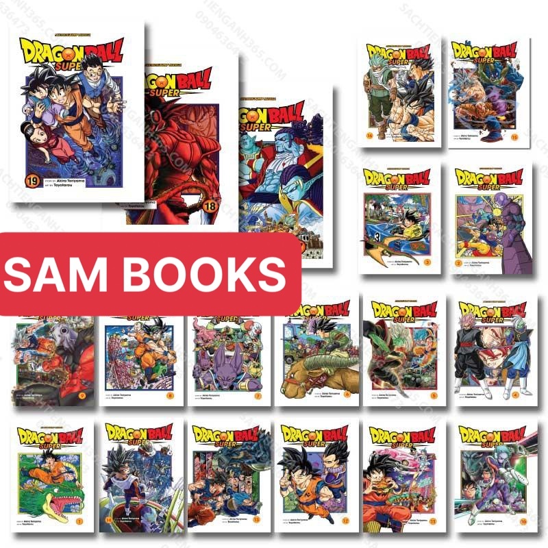 Dragon ball Super bán lẻ đủ từ tập 1- tập 19 tặng kèm mô hình nhân vật