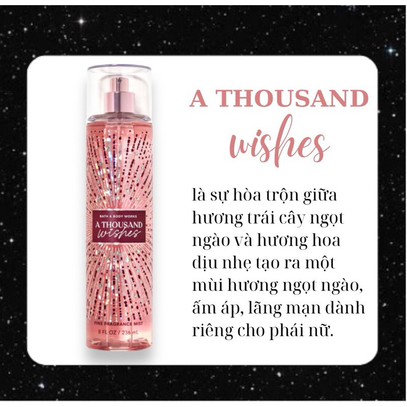 Xịt Thơm Toàn Thân Body Mist Bath And Body Works