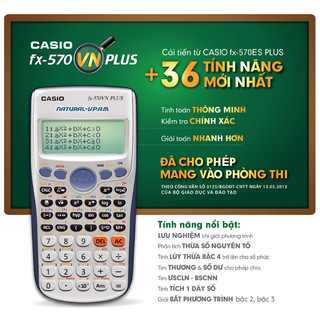 Máy tính cầm tay fx570 vn plus