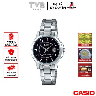 Đồng hồ nữ dây kim loại casio chính hãng ltp-v004d-1budf