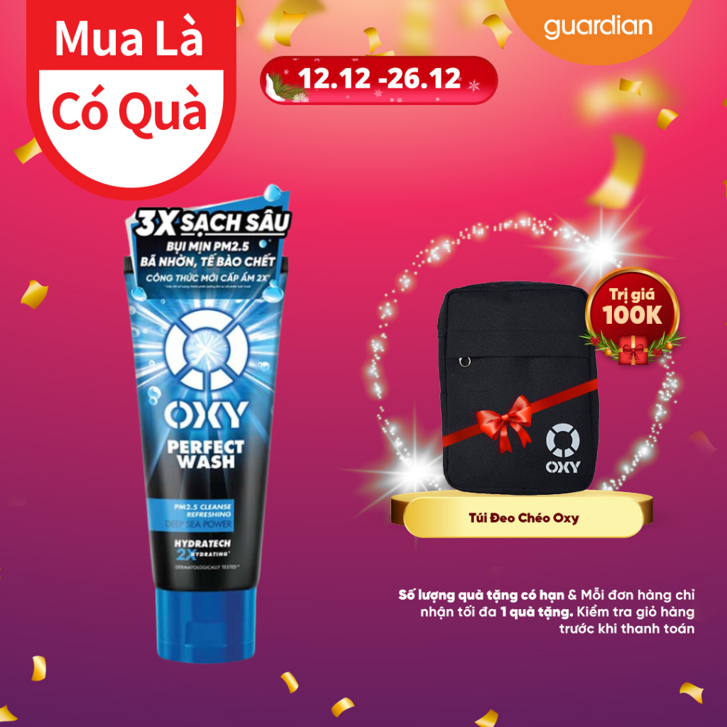 Kem Rửa Mặt Mát Lạnh Perfect Wash Oxy 100Gr