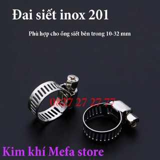 Đai siết cổ dê inox từ 6-92mm Quai nhê inox siết ống nhanh chóng chắc chắn