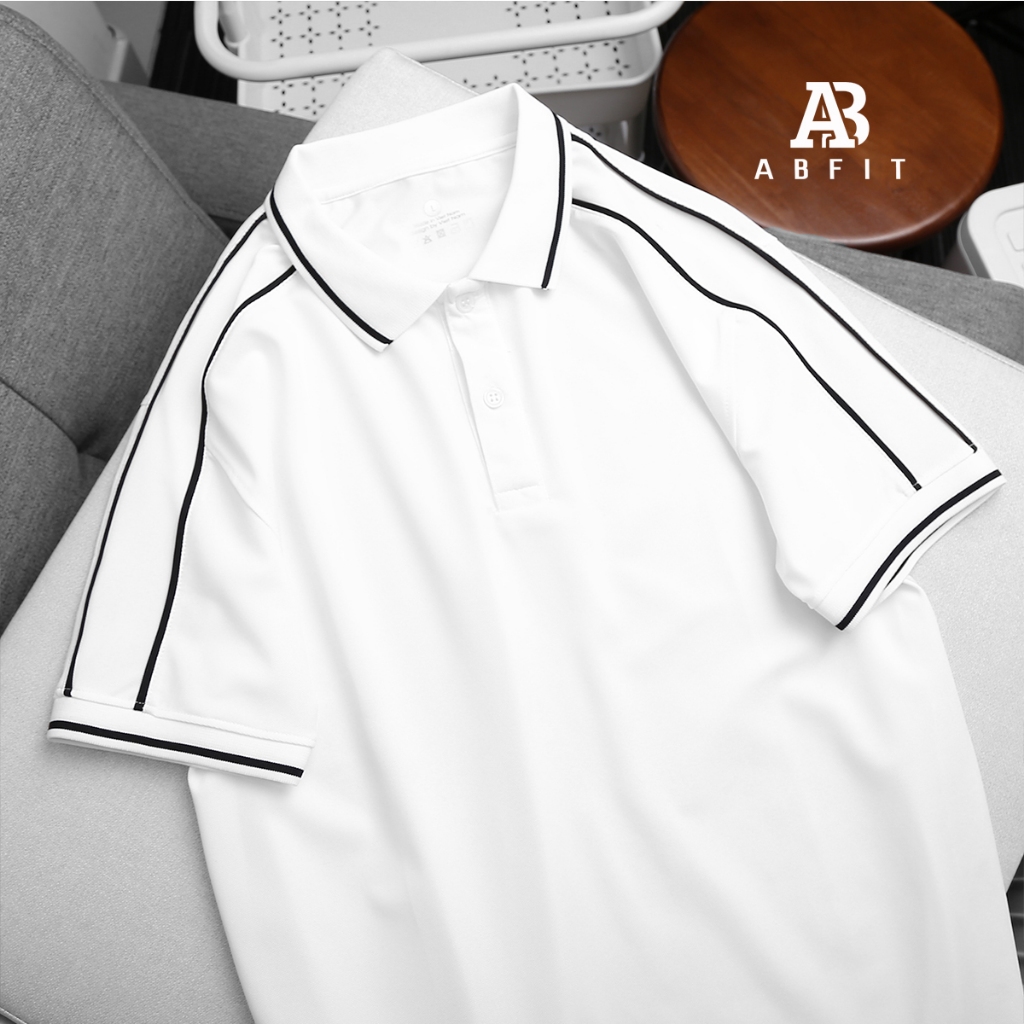 Áo polo nam nữ ABFIT cổ bẻ thun cá sấu thái co dãn thoáng mát thoáng mồ hôi cao cấp.A1