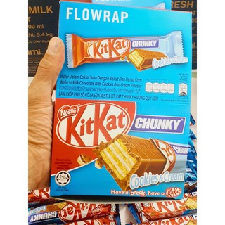Kitkat chunky - hộp 24 thanh socola lớn 38g date xa