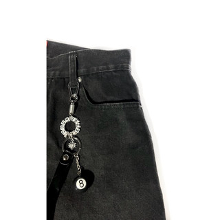 Móc khoá da thật titan phong cách Access “ Alphabet Keychain “
