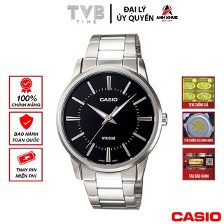 Đồng hồ nam dây kim loại Casio chính hãng MTP-1303D-1AVDF (40mm)