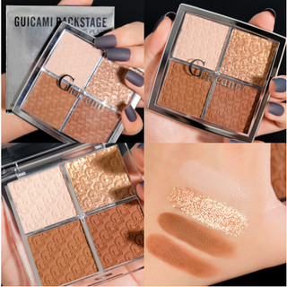 Tạo khối - Phấn mắt 4 ô Guicami Backstage Trimming Plate