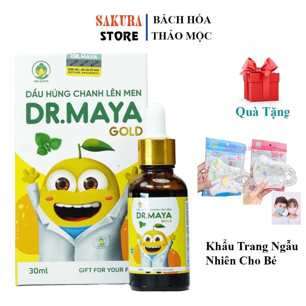 Tinh dầu húng chanh lên men MINION Gold Dr.Maya 30ml