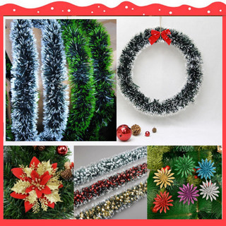 Dây đuôi chồn trang trí noel - giáng sinh dài 2m dày 9cm