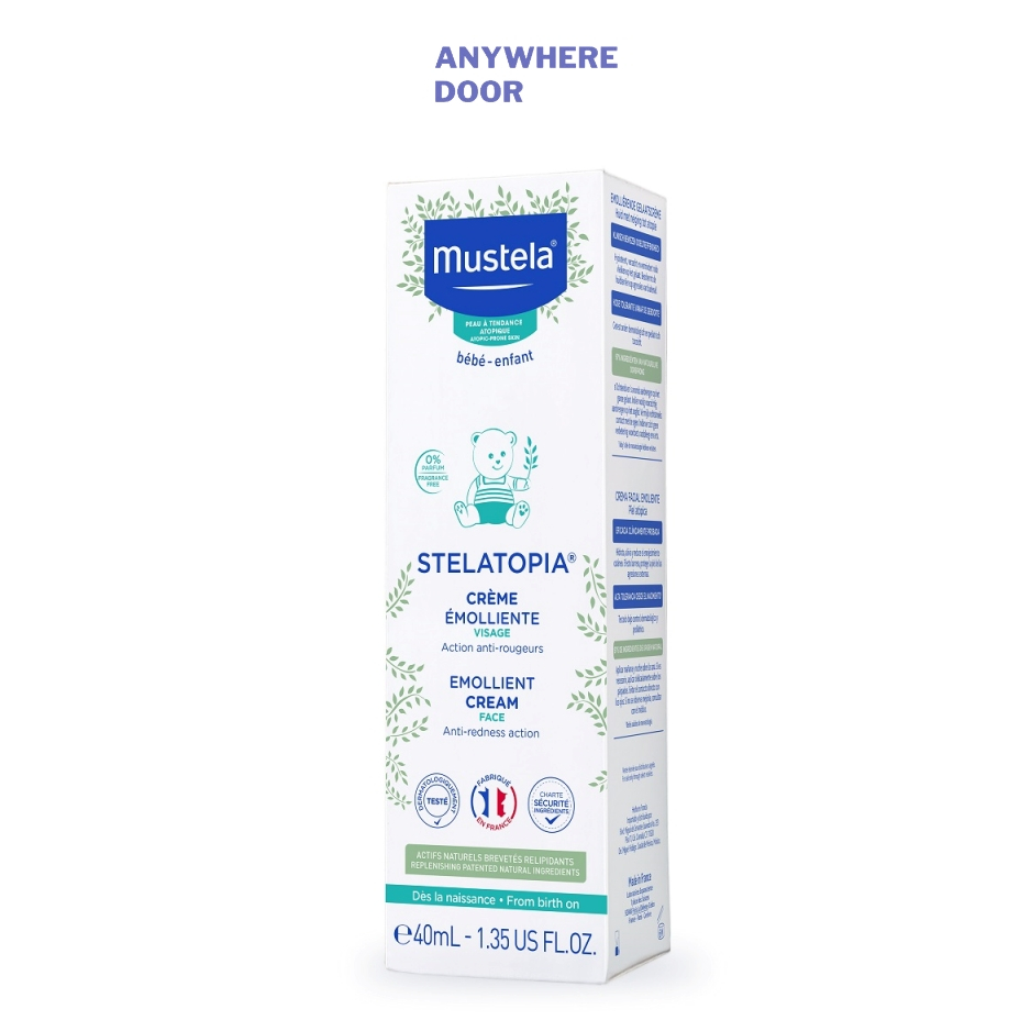 Kem Dưỡng Da Mặt Cho Trẻ Sơ Sinh & Em Bé Da Chàm Thể Tạng Mustela Stelatopia Emollient Cream 40ml