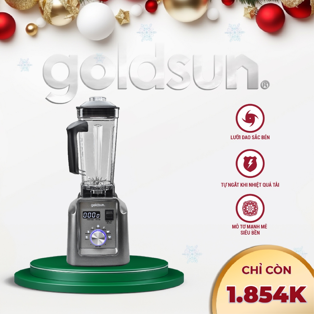 Máy xay sinh tố Goldsun GBL4160 công nghiệp, công suất lớn, 7 chức năng lựa chọn