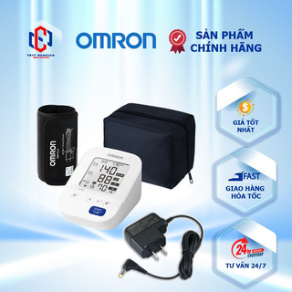 Máy đo huyết áp omron hem 7156 - omron nhật bản, tặng kèm adater - đo tự động chính xác, hàng chính hãng