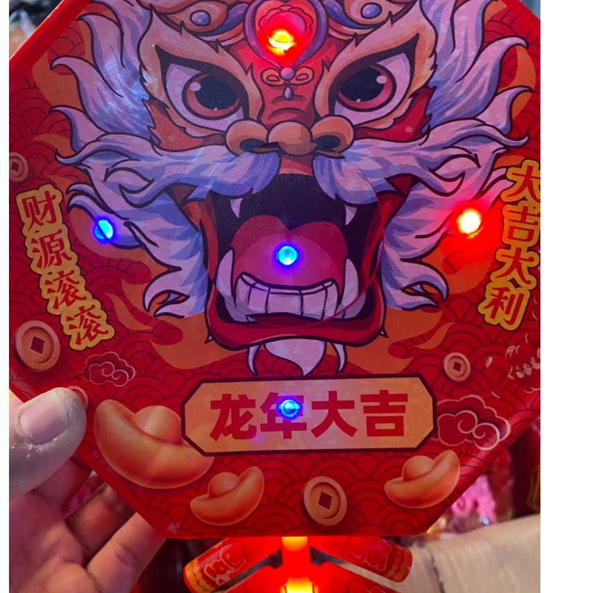 Pháo điện tử trang trí, pháo diện tử cầm tay chạy bằng pin có đèn LED tiếng kêu to