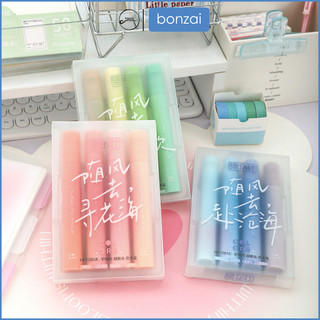 Bộ 4 bút Highlight Màu Pastel Cao Cấp xinh xắn HP7281A