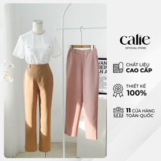 Quần baggy nữ cạp lệch cách điệu tôn dáng CALIE QB016