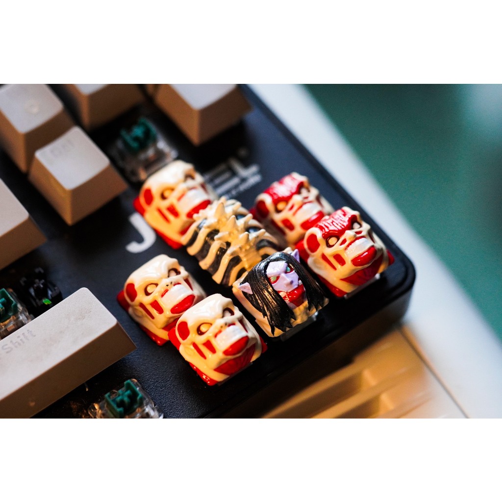 Nút bàn phím cơ anime attack on titan, anime keycap