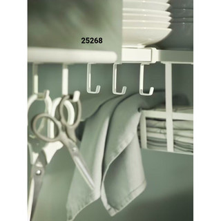 Thanh treo gắn tủ 3 móc IKEA 12cm