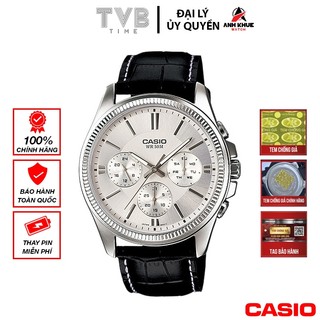Đồng hồ nam dây da Casio chính hãng MTP-1375L-7AVDF (42mm)