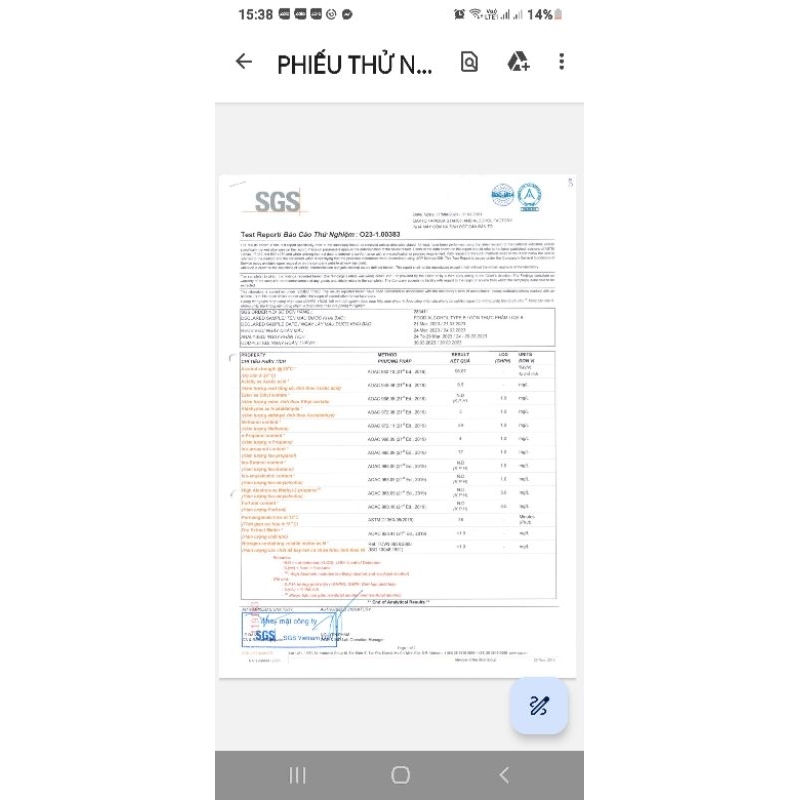 Cồn thơm ethanol 96%