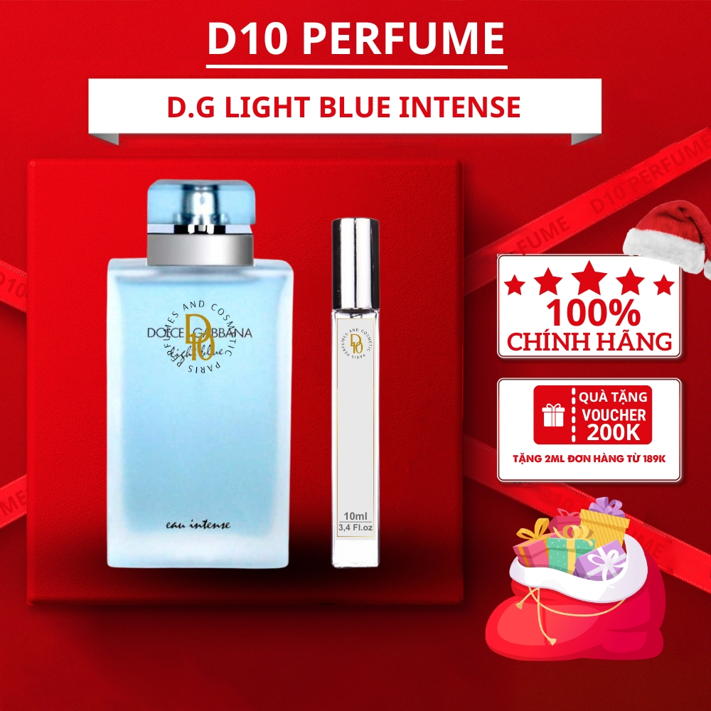 Nước hoa nữ dg Light Blue EDP phong cách tươi mới sáng tạo Lưu Hương Lâu.
