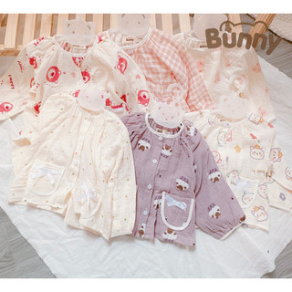 Bộ pizama bé gái vải xô muslin siêu xinh