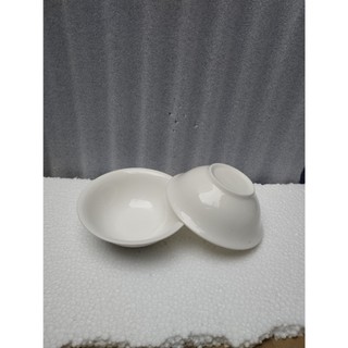 (mua 20c tặng 1c) tô sứ loe trắng 15cm x 5cm, tô sứ cho bé