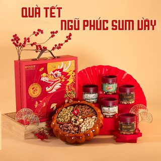 HỘP QUÀ TẾT LAFOOCO NGŨ PHÚC SUM VẦY