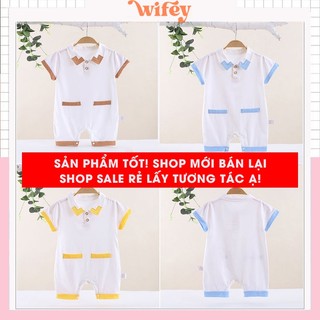 Bodysuit cho bé - quần áo trẻ em sơ sinh phù hợp với bé trai bé gái vải cotton mềm mại - kiểu body đùi ngắn tay cực mát