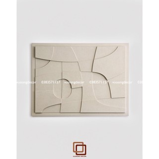 Tranh treo tường phòng khách, phòng ngủ bằng gỗ sơn phủ nhám, tranh Vuoongdecor