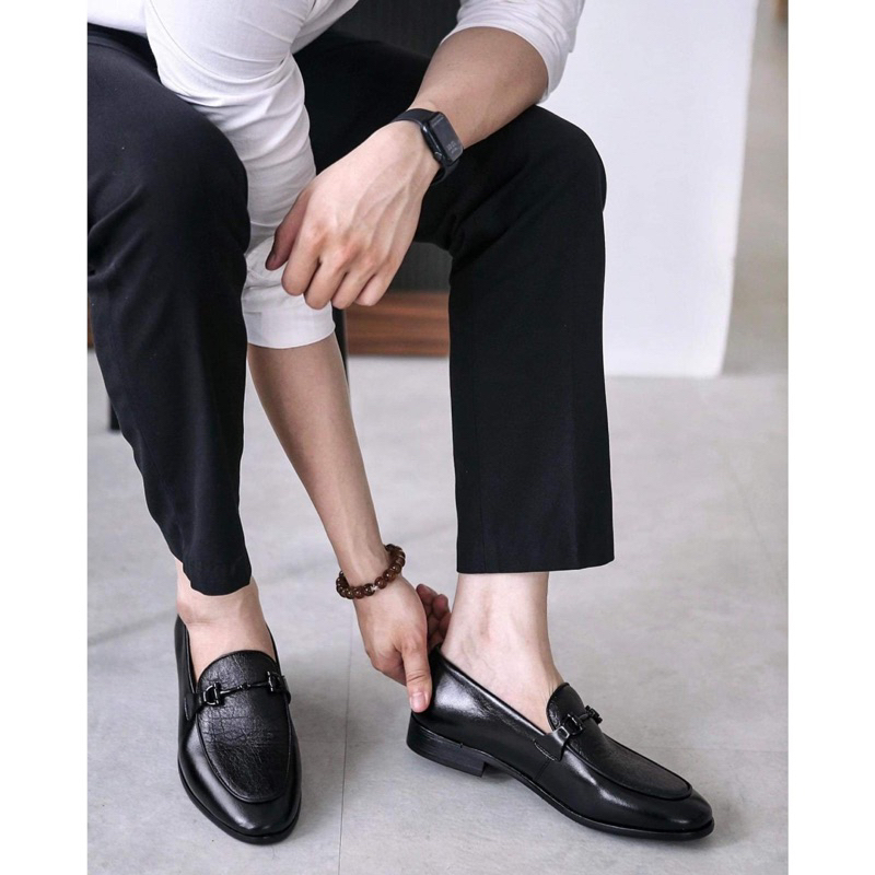 Giày tây công sở, giày da nam Da nhập cao cấp - Mã MK46