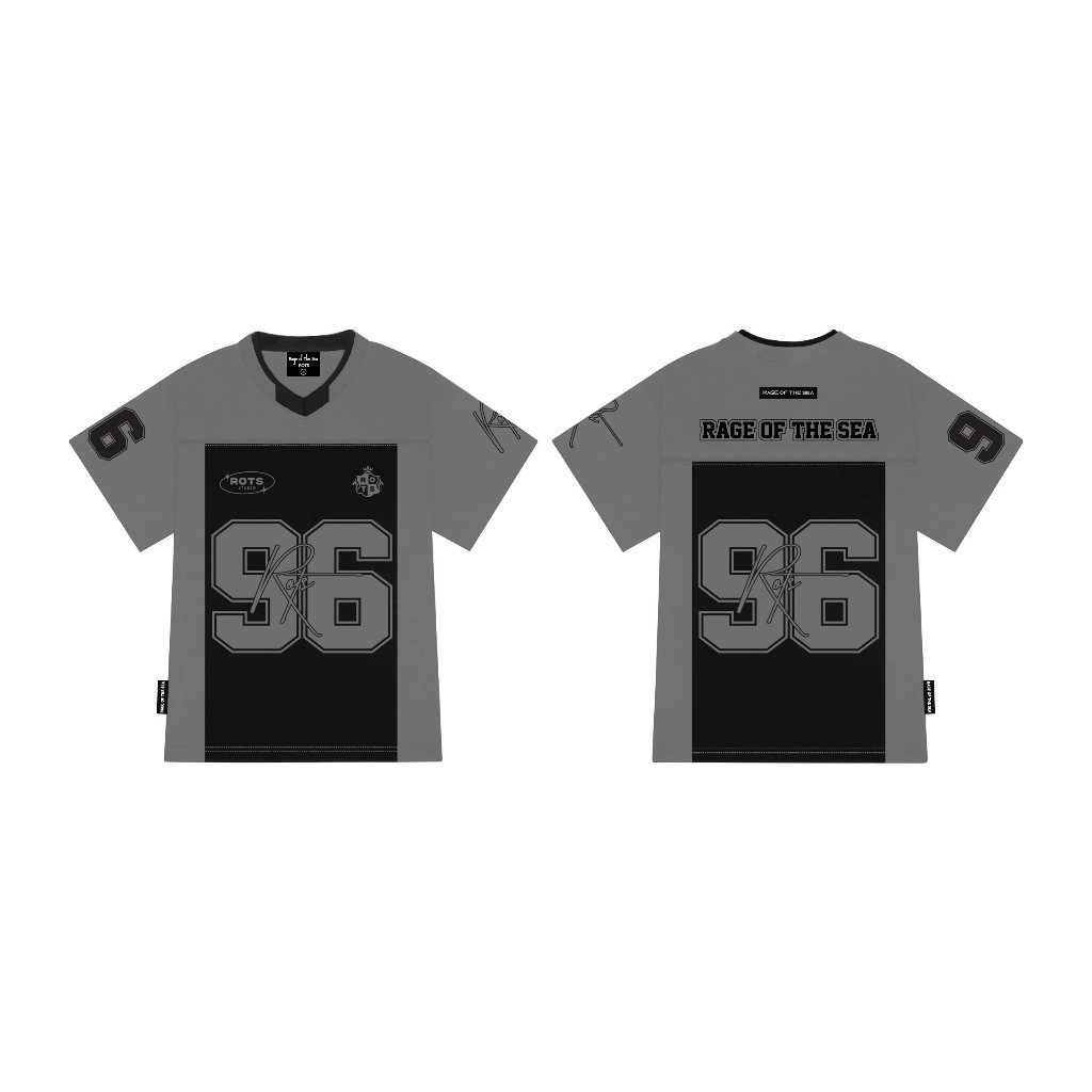 ÁO THUN BÓNG CHÀY, BÓNG RỔ, BÓNG ĐÁ UNISEX  FORM ÂU RAGE OF THE SEA (ROTS STUDIO) - "96 FOOTBALL TEE"