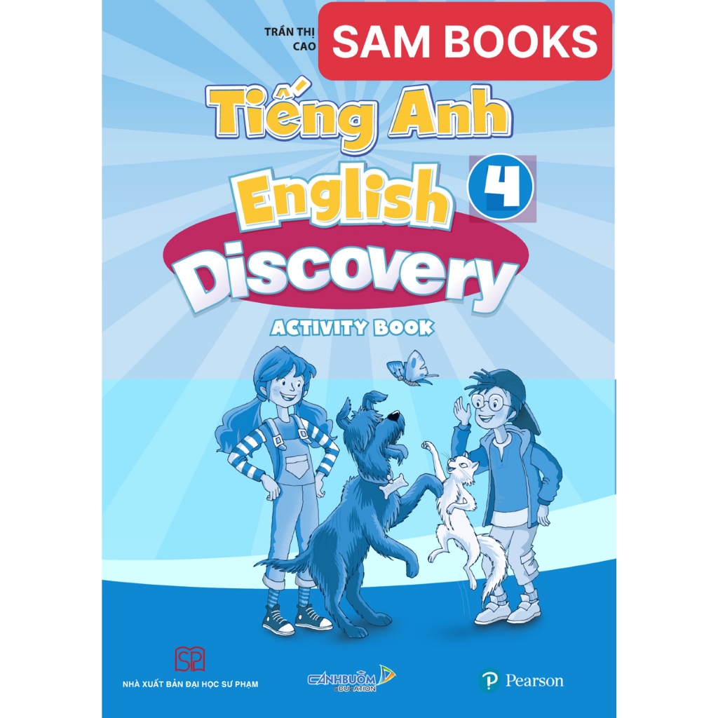 Tiếng Anh 4 CB Discovery trọn bộ 2q bán kèm bút chì 2B 10k