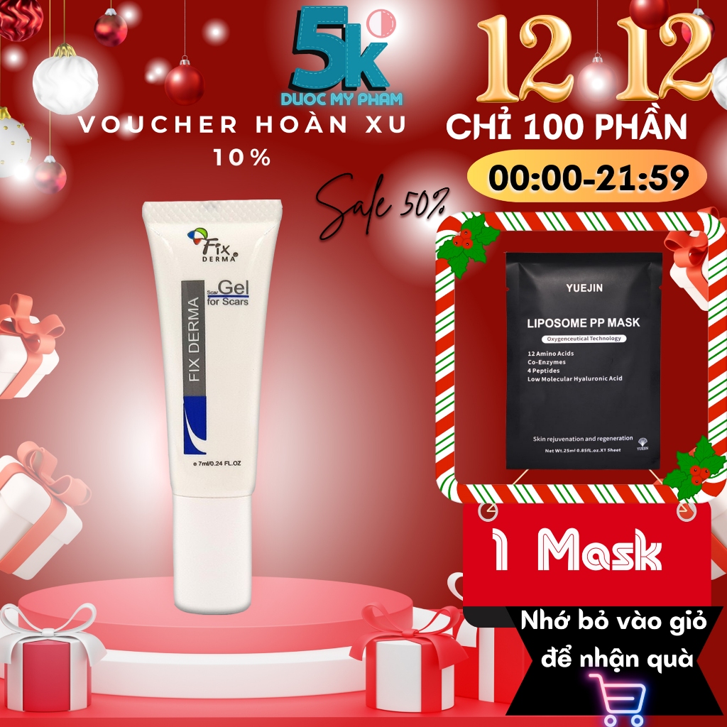 Gel Giúp Mờ Sẹo Fixderma Scar Gel (7ml-15ml)