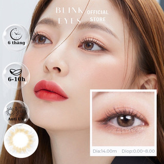 Lens Silicone Kính Áp Tròng Xám BLINK EYES Nob Gray ( 0 đến 8 độ ) YOUNGONE