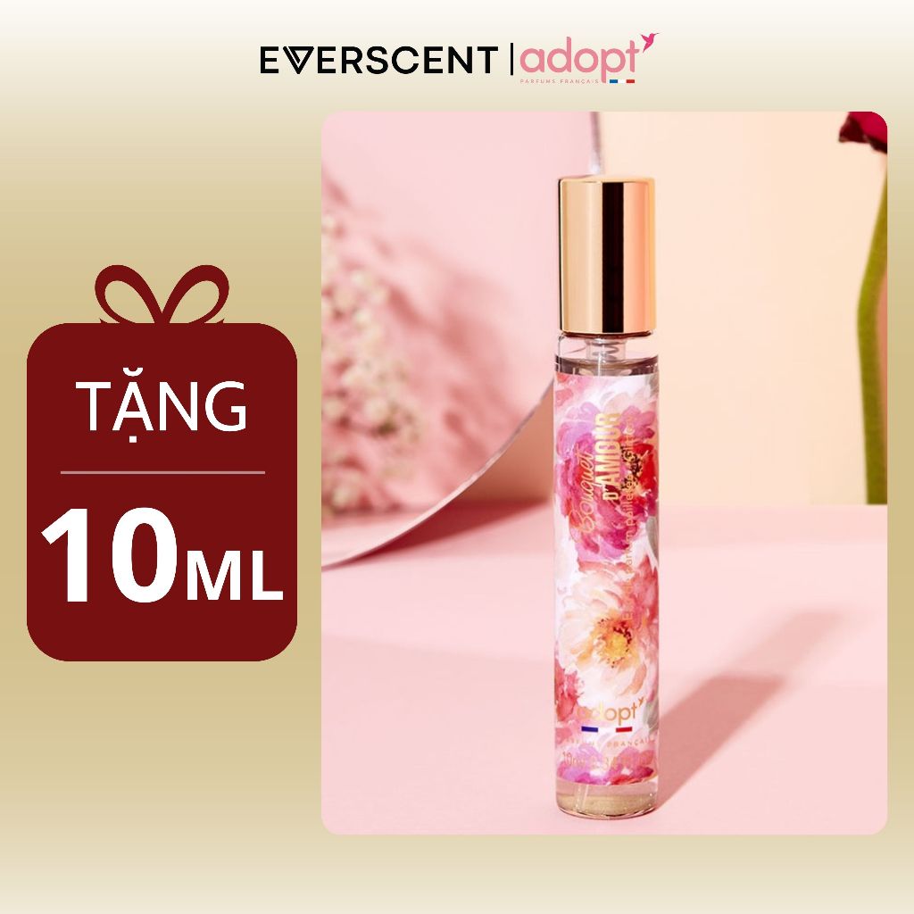 Adopt' Nước Hoa Nữ 10ml 30ml Bouquet D'amour Dịu Dàng, Ngọt Ngào + Everscent Thiết Kế Đa Dạng Mùi, Thơm Lâu