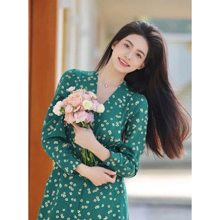 Váy hoa Rayon Uni qlo Auth mua tại Nhật