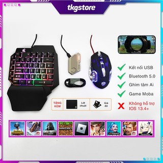 Combo bộ chuyển đổi Mix Ultra và bàn phím chuột chơi PUBG, Free Fire, Liên Quân, Tốc Chiến