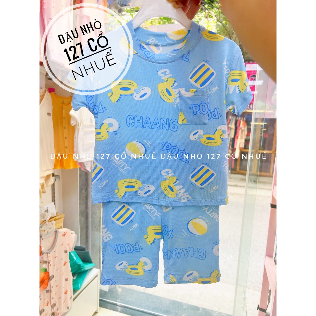 CHAANG Bộ Cộc Tay Cotton Cho Bé 6M-5Y