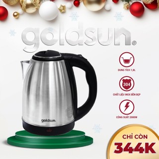Ấm đun siêu tốc goldsun dung tích 1.8l đun sôi 3 phút, tự ngắt khi sôi - gkt2605
