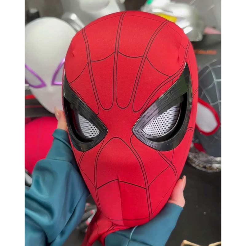 Mặt nạ nhện spiderman nháy mắt thủ công