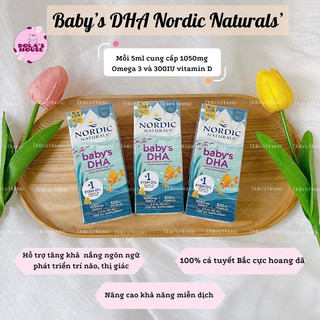 Dha kèm vitamin d3 nordic naturals