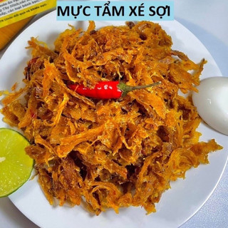 Đặc sản khô mực tẩm xé sợi Bình Định siêu ngon siêu cuốn