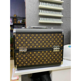 [ Freeship ]Cốp Nhôm Size 32X21X26 ,Đựng Đồ Nail,Trang Điểm,Makeup ( Tặng kèm 1 miếng xốp để mực,sơn )