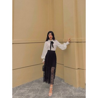 LITHE - Chân váy ren dáng dài Charlise Skirt