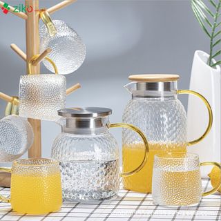 Bình đựng nước thủy tinh, Ấm trà, Ấm pha trà, Bình pha trà Thuỷ tinh chịu nhiệt 1900ml