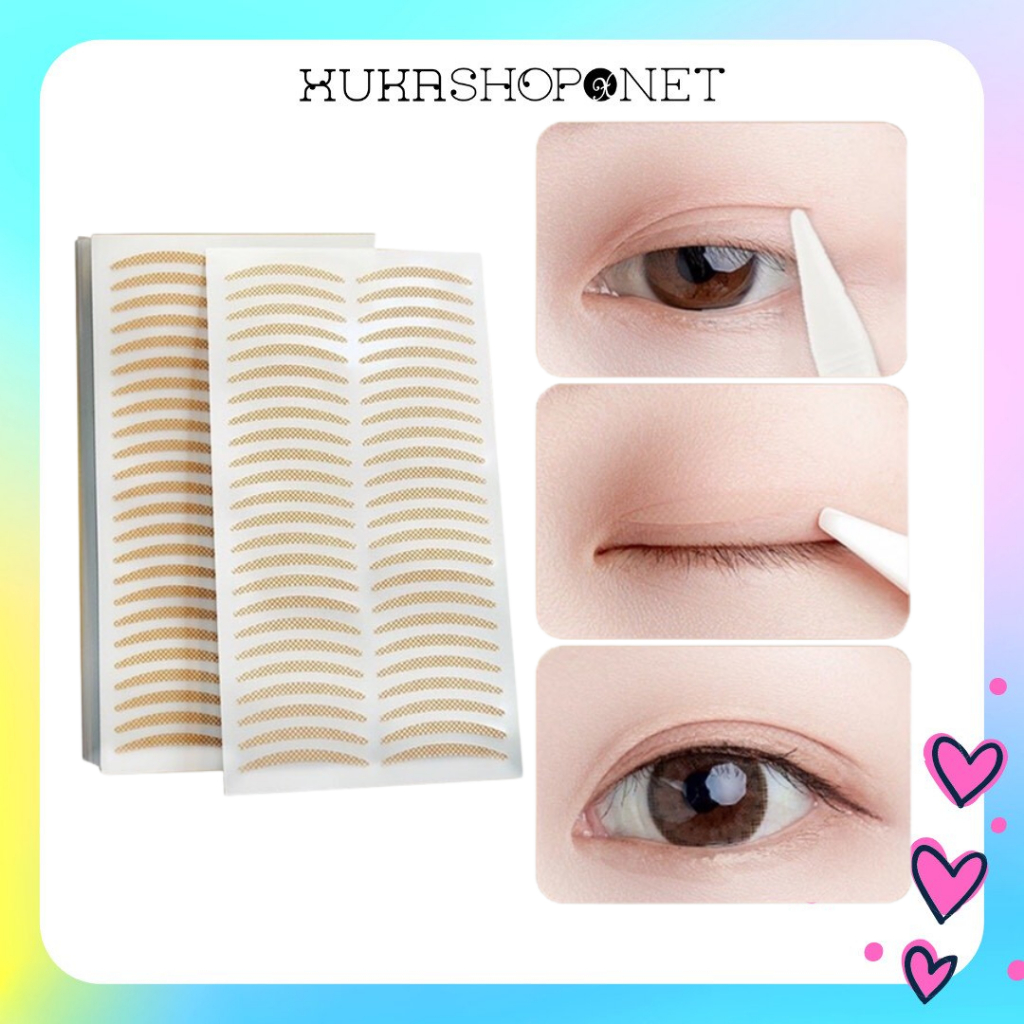 Miếng Dán Kích Mí Beauty 24 Cặp Trong Suốt Tự Dính, Kiểu Dán Tự Nhiên Tiện Lợi