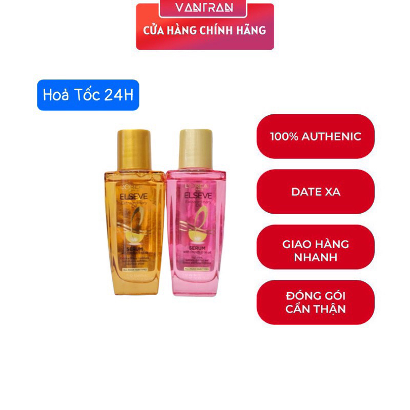 (Mini size) Dầu dưỡng chiết xuất tinh dầu hoa tự nhiên L'Oreal Paris Elseve Extraordinary Oil 30ml
