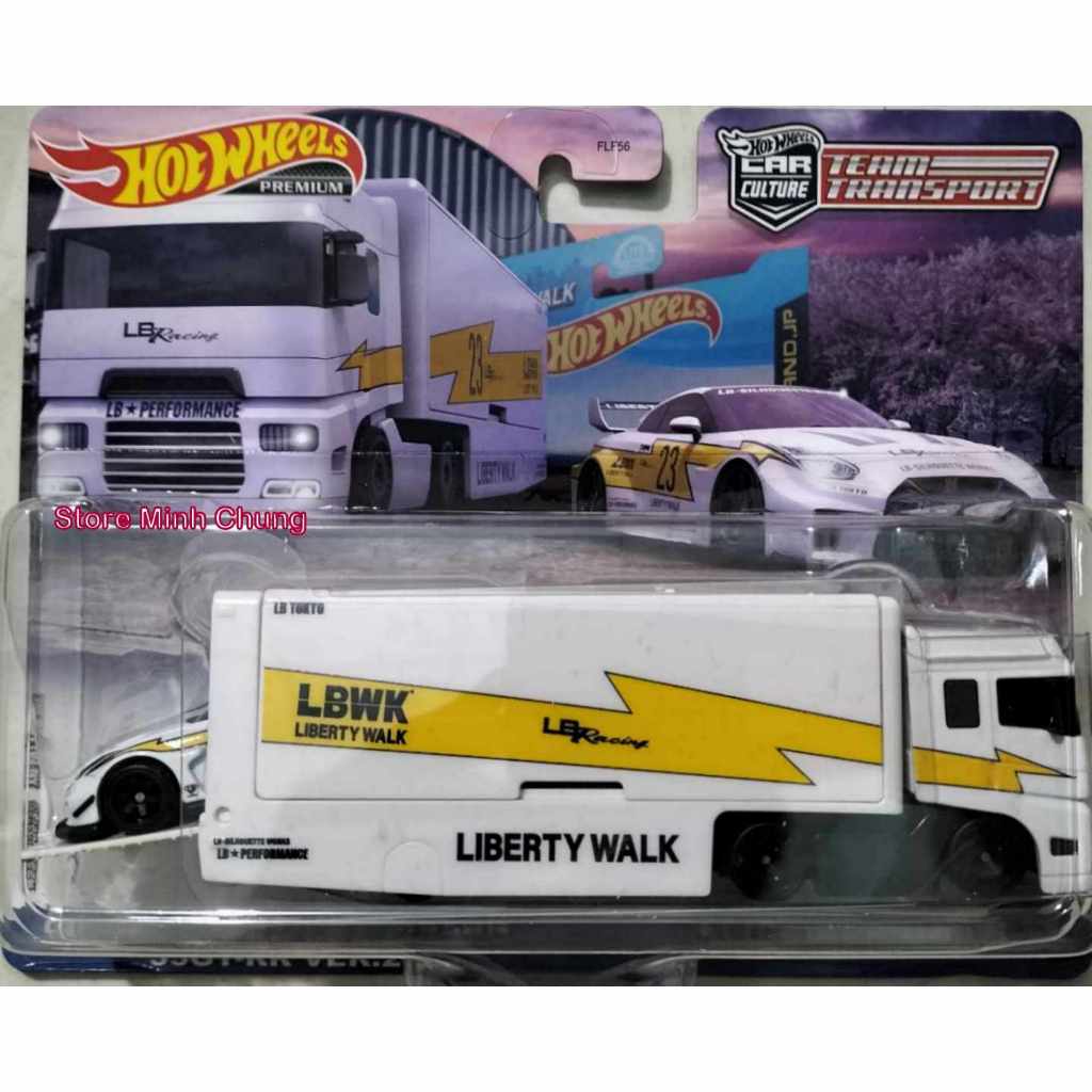 Store Minh Chung Xe mô hình đồ chơi Hot wheels car culture team transport LB-SILHOUETTE GT NISSAN 35GT-RR VER.2